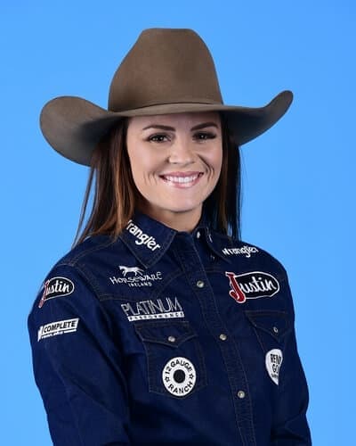 Ivy Conrado-Saebens at Wrangler NFR